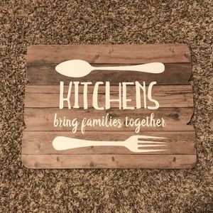 LAST CALL Kitchen Wood Sign